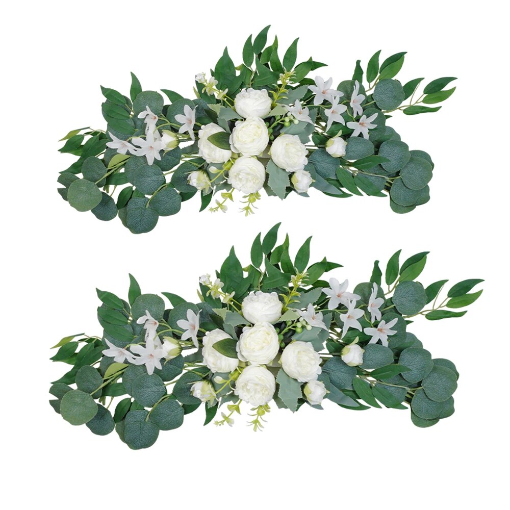 زهور قوس زفاف صناعية ، بوهو ،  - مراجعة Eucalyptus Preserved وسعره